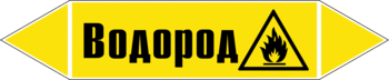 Маркировка трубопровода "водород" (пленка, 507х105 мм) - Маркировка трубопроводов - Маркировки трубопроводов "ГАЗ" - ohrana.inoy.org