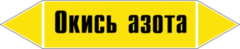 Маркировка трубопровода "окись азота" (пленка, 716х148 мм) - Маркировка трубопроводов - Маркировки трубопроводов "ГАЗ" - ohrana.inoy.org