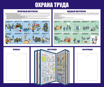 С95 Стенд охрана труда (с перекидной системой) (1200х1000 мм, пластие 3 мм, Прямая печать на пластик) - Стенды - Стенды по охране труда - ohrana.inoy.org